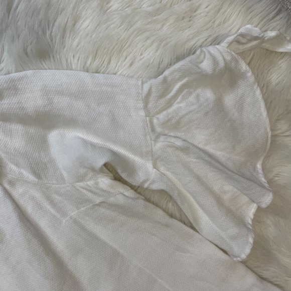 O'Neill Clady Dress White off the shoulder tunic length Summer, Large - Picture 15 of 16